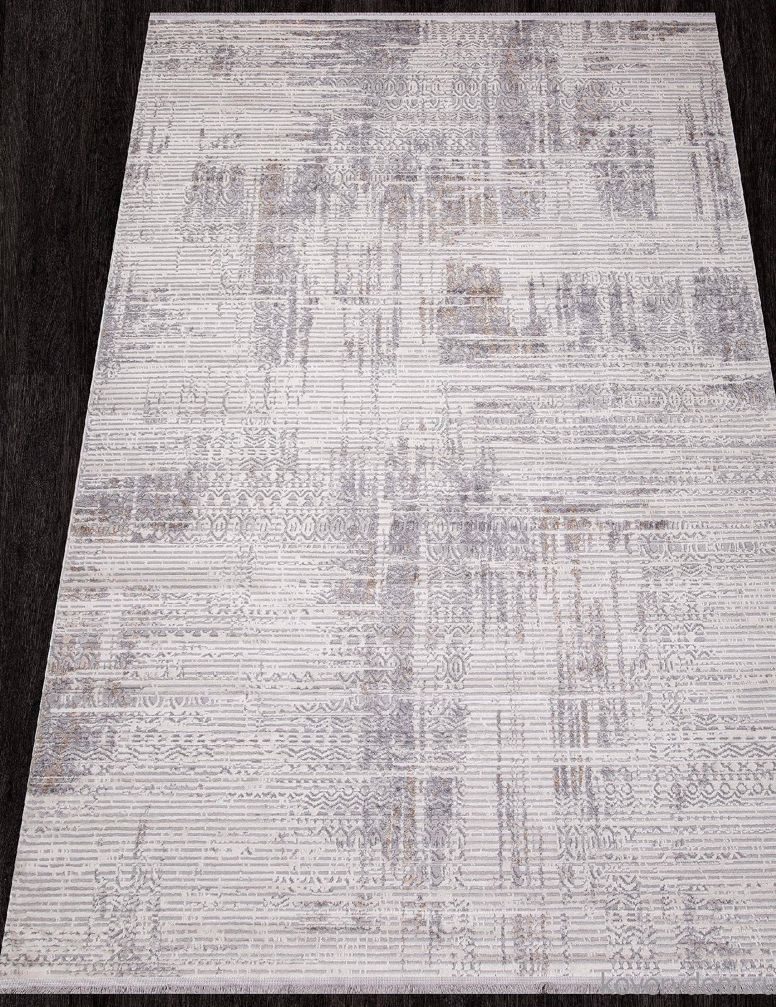 Ковер ALANYA 22403A WHITE / GREY SHR