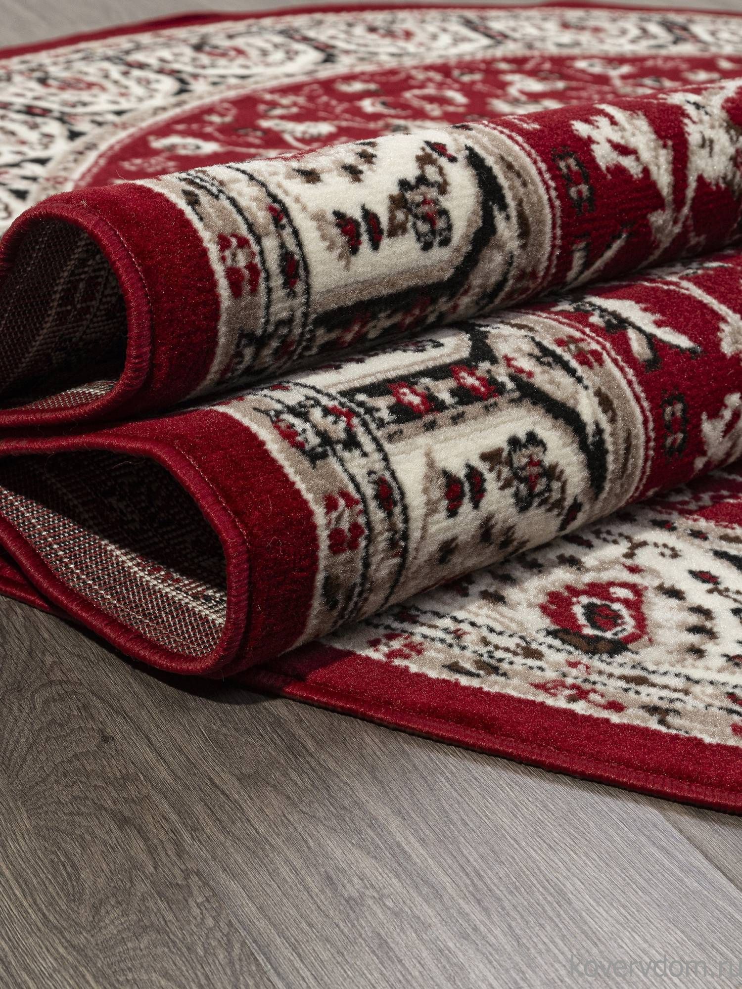 Ковер GAVANA D409 RED Овал