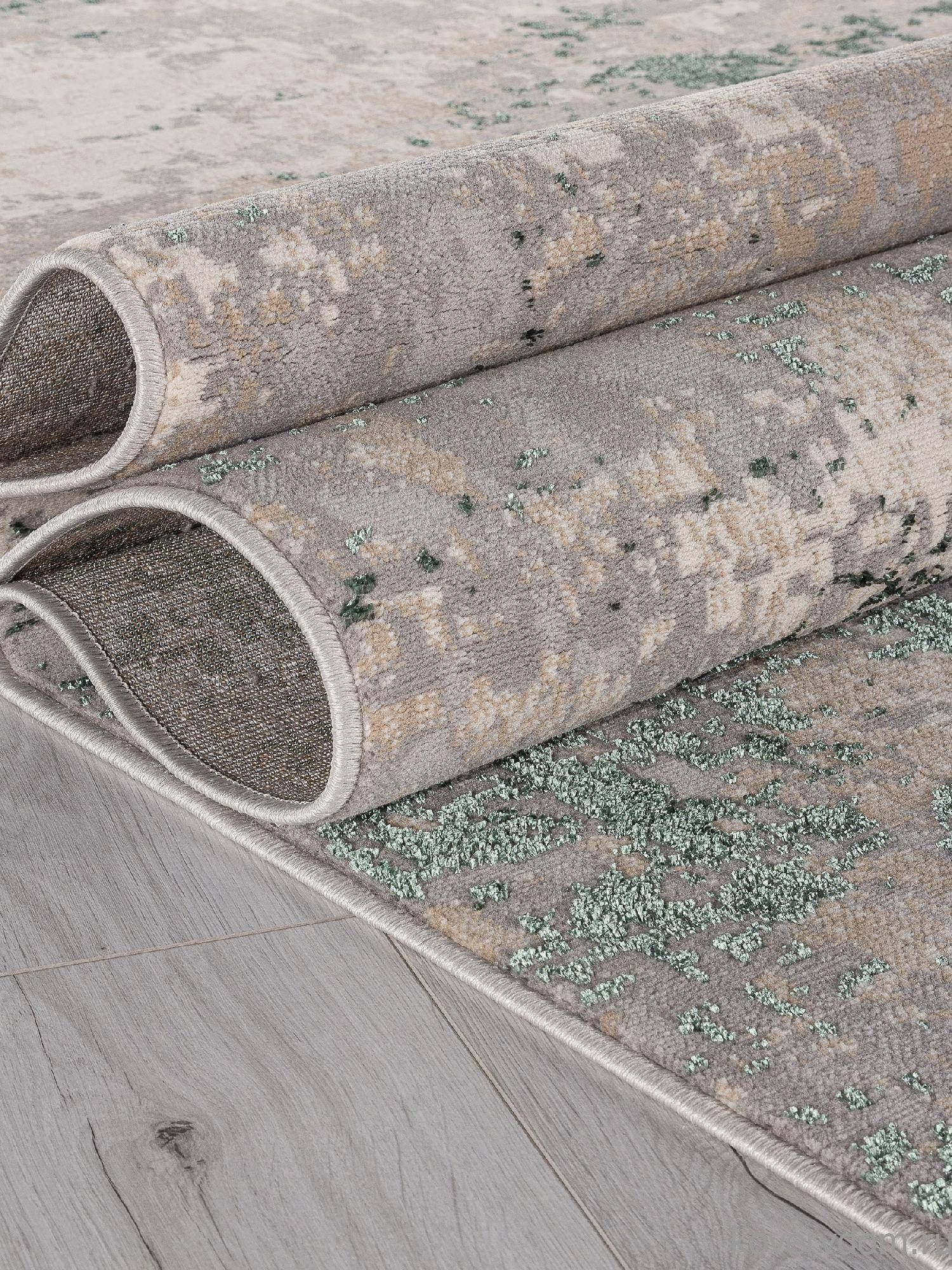 Ковер LIMAN-A F163 GRAY-GREEN Ковер LIMAN-A F163 GRAY-GREEN