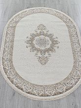 Овальный ковер из Турции MOSSO 27236A CREAM / BLUE Овал
