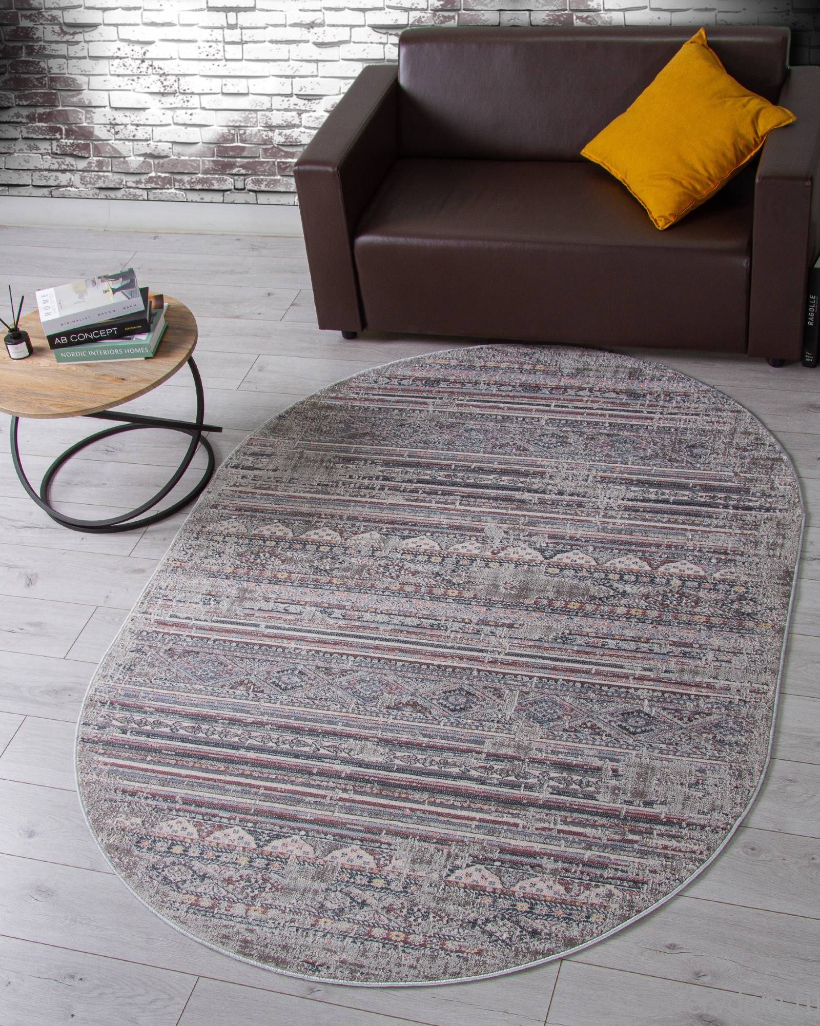 Ковер ZUMMA F260 PINK Овал