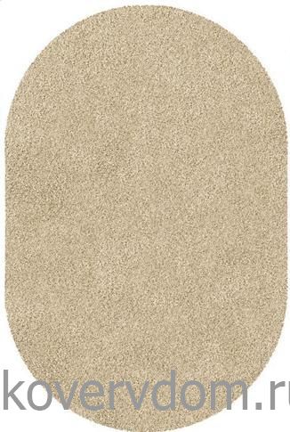 Ковер фризе JAZZY BASIC  vanilla  ОВАЛ  Ковер фризе JAZZY BASIC  vanilla  ОВАЛ