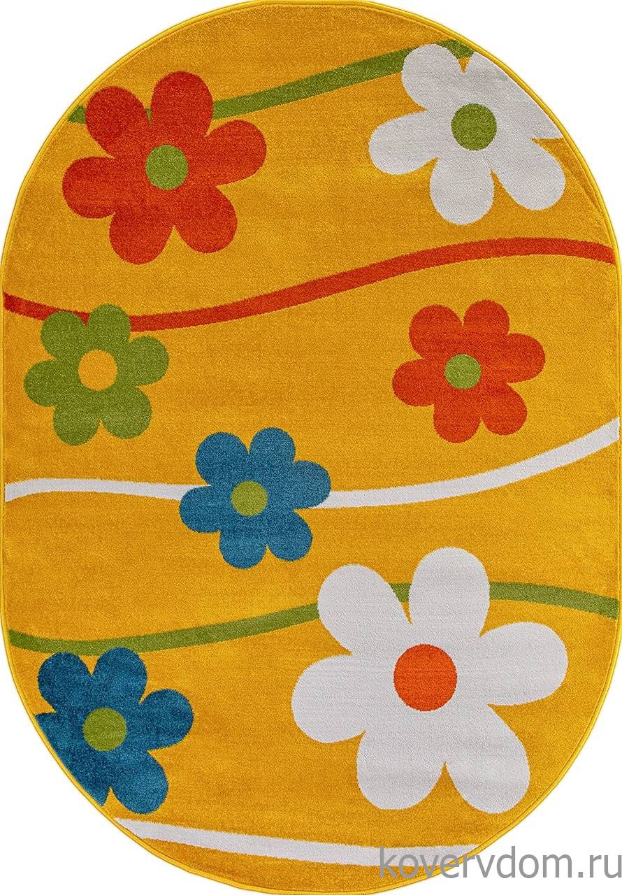 Ковер CRYSTAL 1021 YELLOW Овал