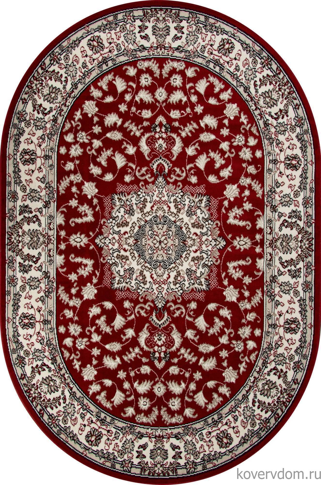 Ковер GAVANA D412 RED Овал