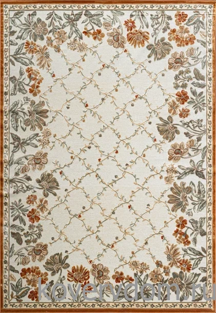 Рельефный ковер из вискозы GENOVA 38262 6282 60 Цветы