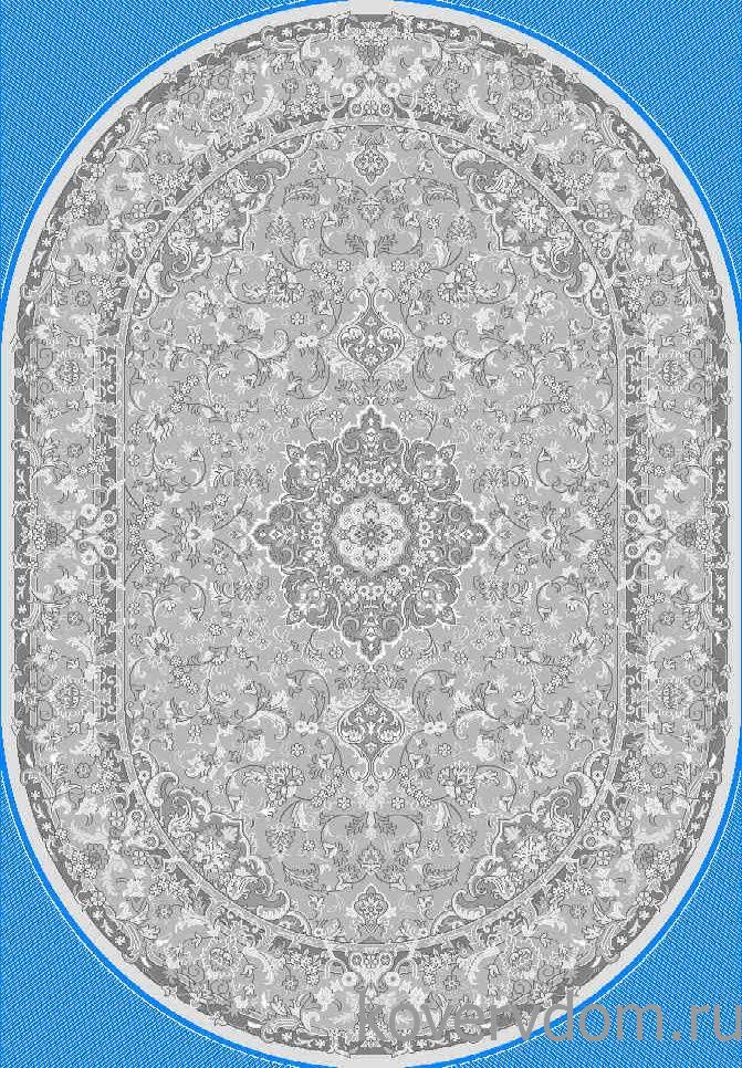 Ковер ARMINA GA075G GREY / GREY Овал