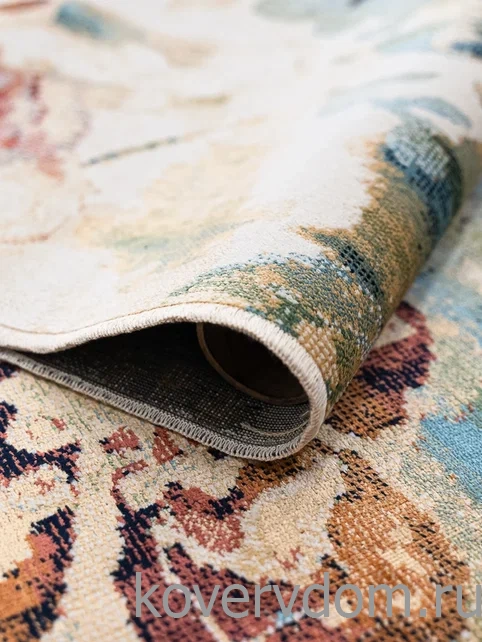 Ковер из вискозы и хлопка с цветами Royal Palace 14006 6121