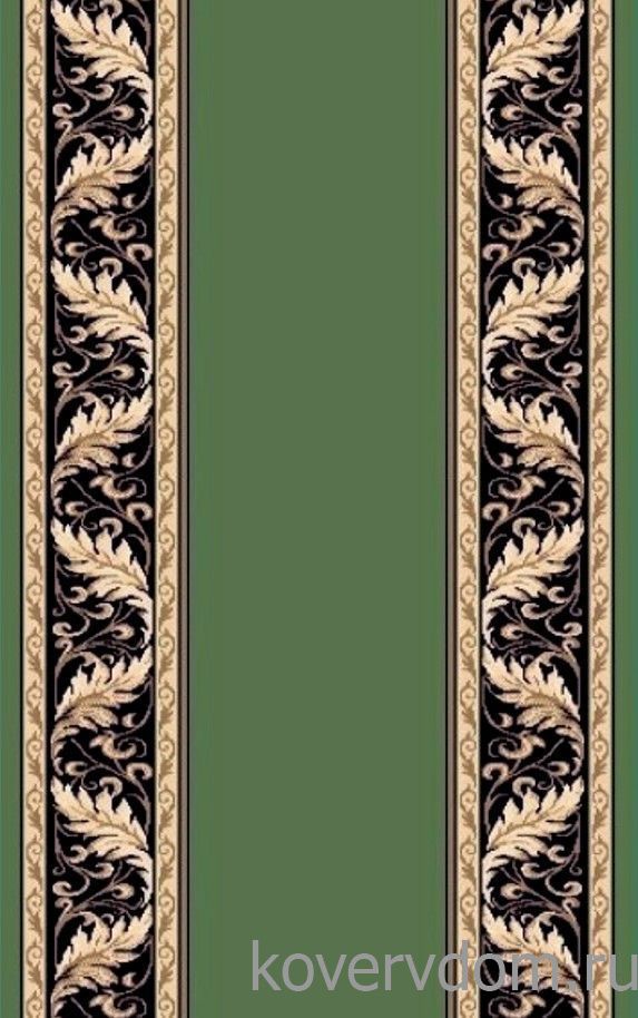 Ковровая дорожка Кремлевская 40050-03 зеленая   