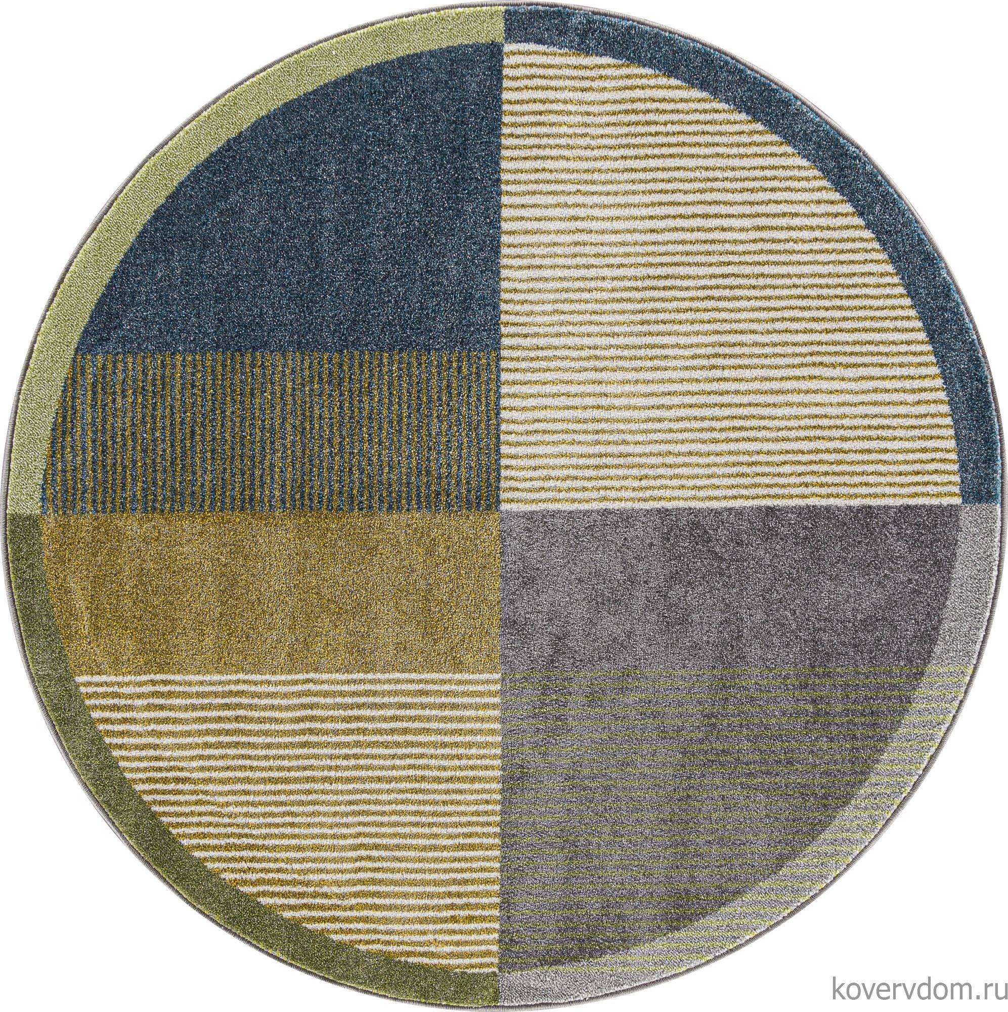 Ковер RIO F233 GRAY-BLUE Круг Ковер RIO F233 GRAY-BLUE Круг