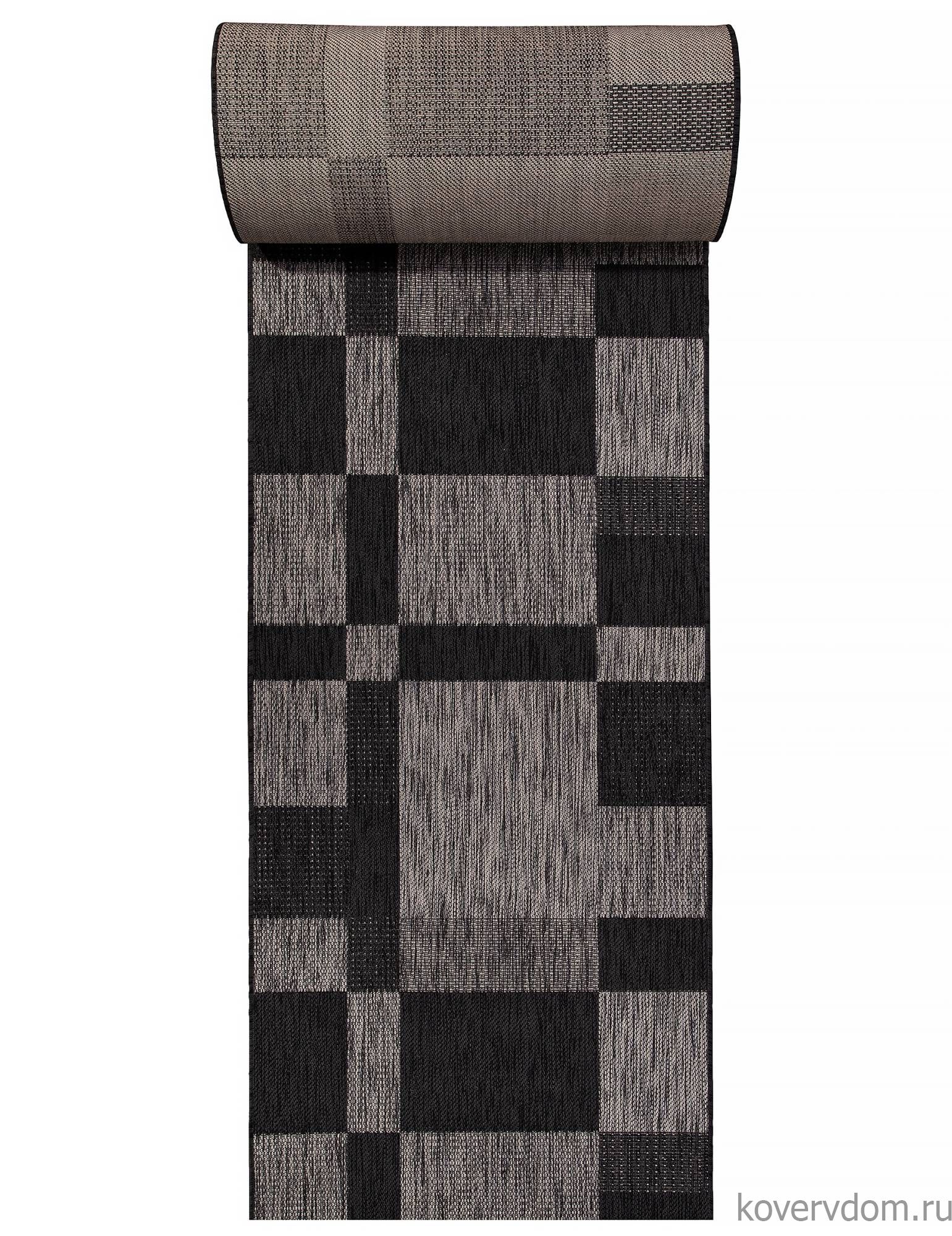 Ковровая Дорожка VIVA TPR S005 D.GRAY-BLACK