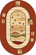 Ковер DA VINCI 5409 PINK Овал