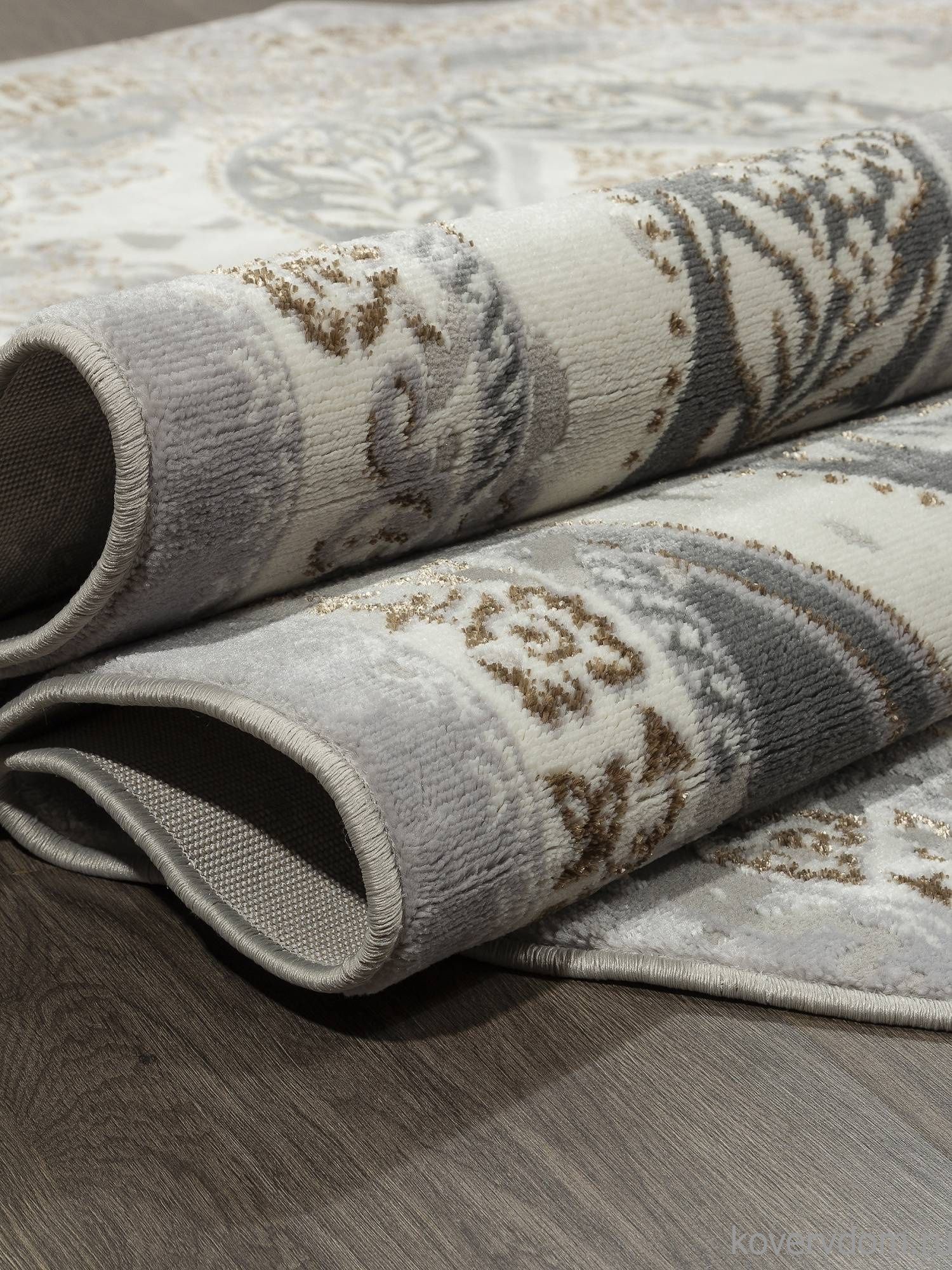 Ковер PALERMO F290 GRAY-GREEN Овал Ковер PALERMO F290 GRAY-GREEN Овал