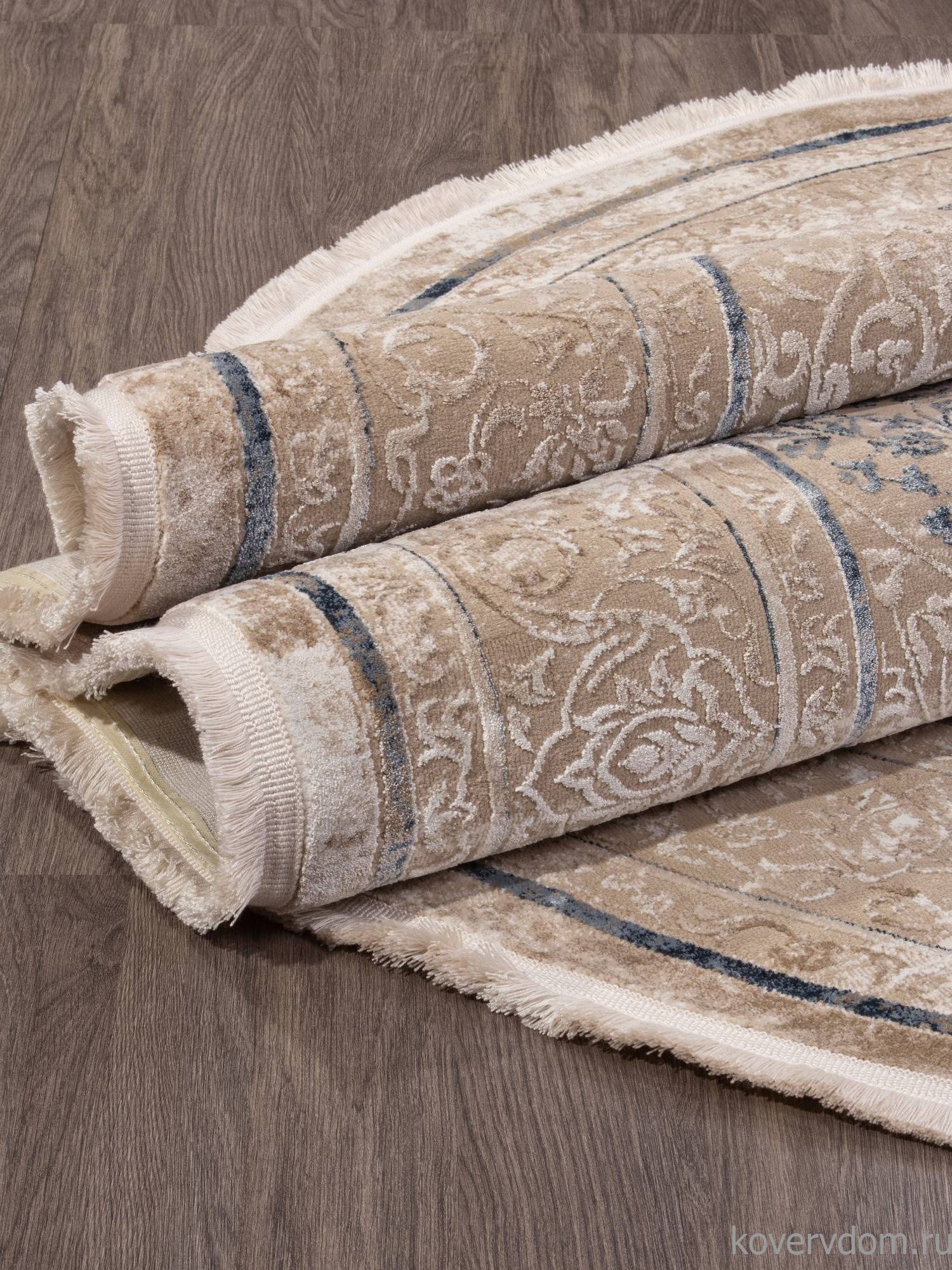 Ковер LISSABON SI054A BROWN / BROWN Овал