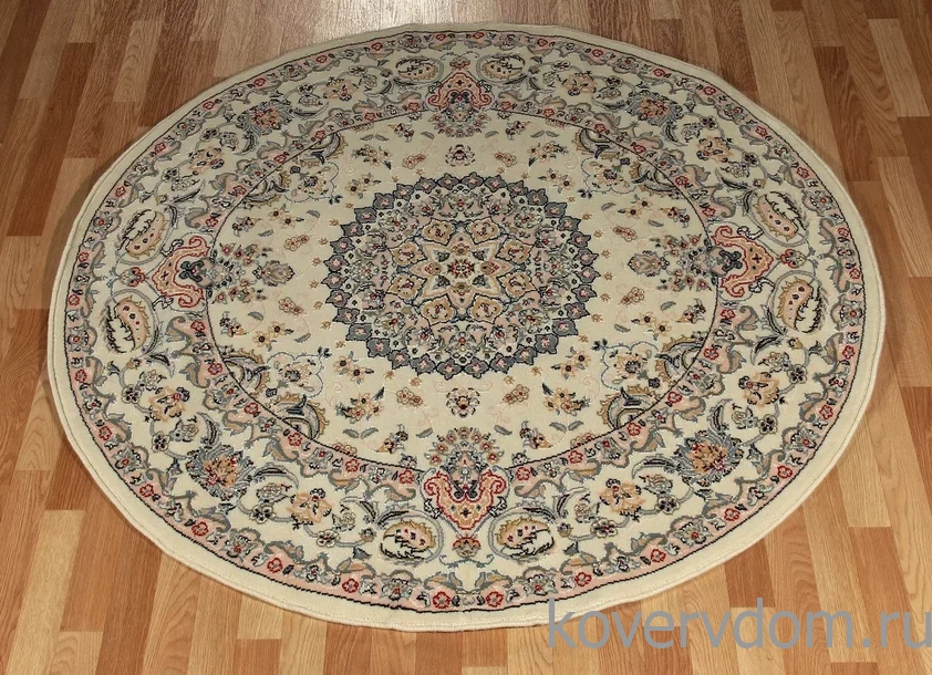 Ковер Hunnu Wool+Viscose Round 6C1103 001 Ковер Hunnu Wool+Viscose Round 6C1103 001