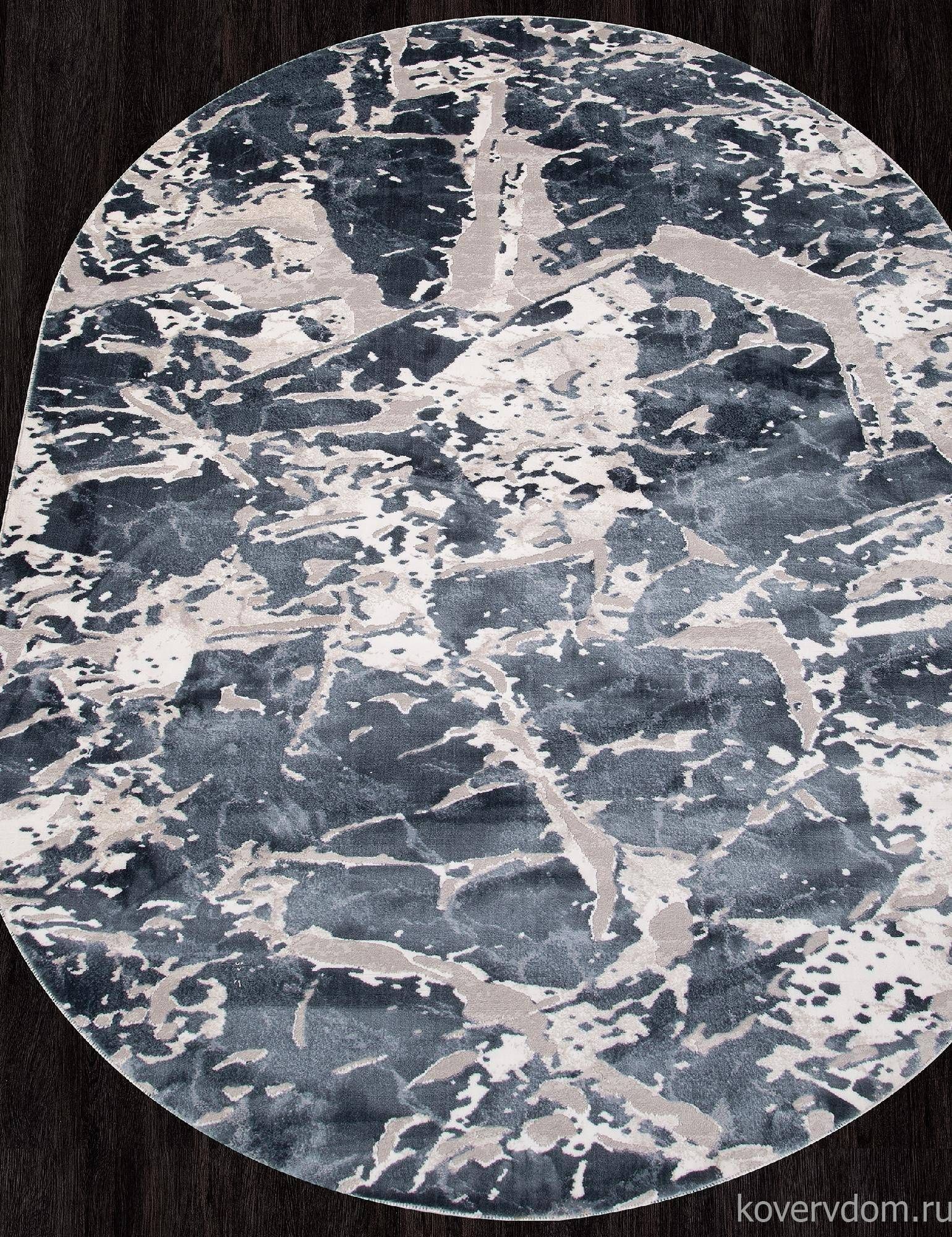 Ковер STAR P0991 D.BLUE / D.BLUE Овал Ковер STAR P0991 D.BLUE / D.BLUE Овал