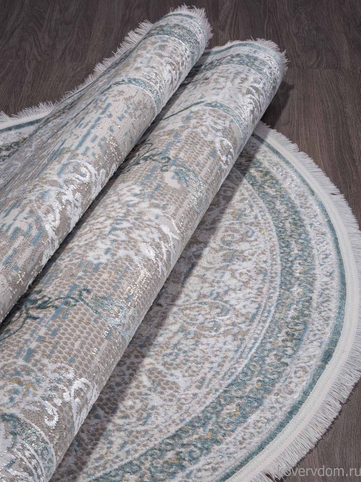 Ковер AJMAL LP 292 CREAM / TURQUOISE Овал