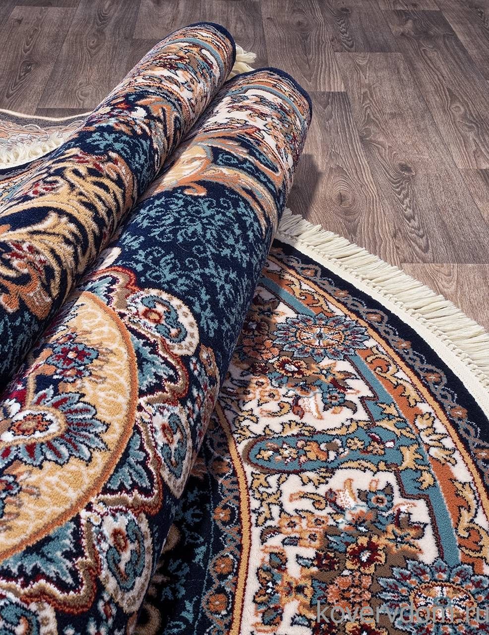Ковер SHAHREZA D728 DARK NAVY Овал Ковер SHAHREZA D728 DARK NAVY Овал