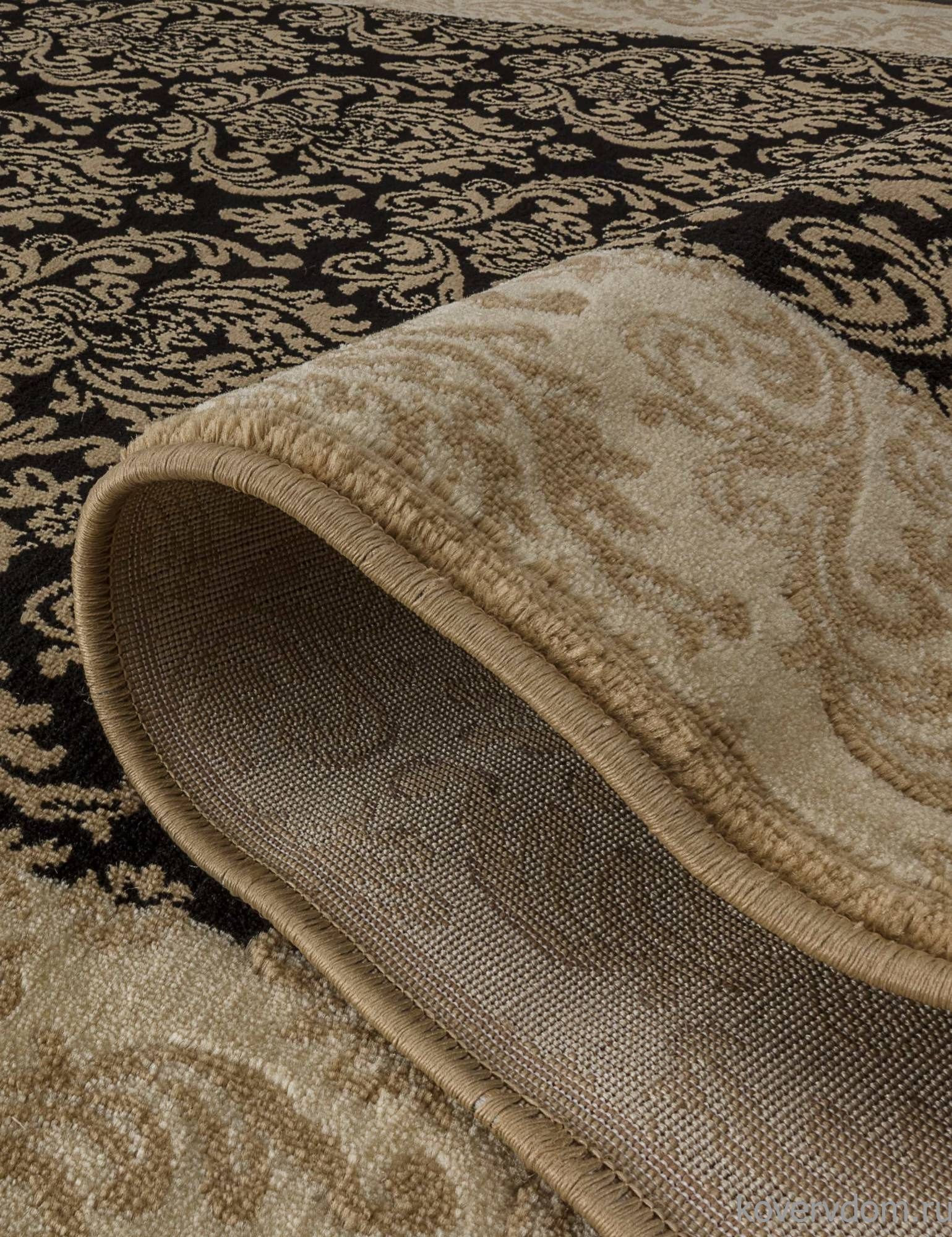 Ковер IZMIR D716 BLACK-BEIGE Ковер IZMIR D716 BLACK-BEIGE