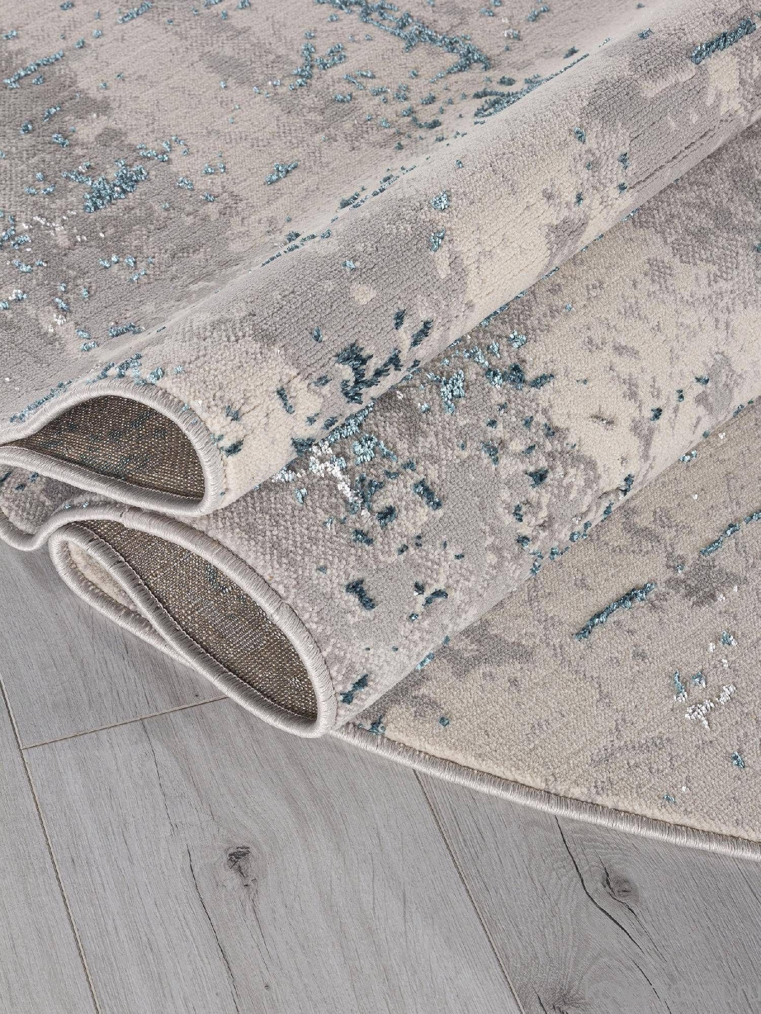 Ковер LIMAN-A F169 CREAM-D.BLUE Овал Ковер LIMAN-A F169 CREAM-D.BLUE Овал