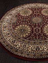 Круглый ковер красный IZMIR d132 RED Круг