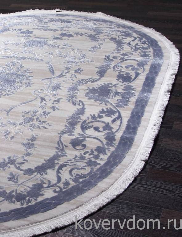 Ковер TRUVA 08330T BLUE / BLUE Овал Ковер TRUVA 08330T BLUE / BLUE Овал