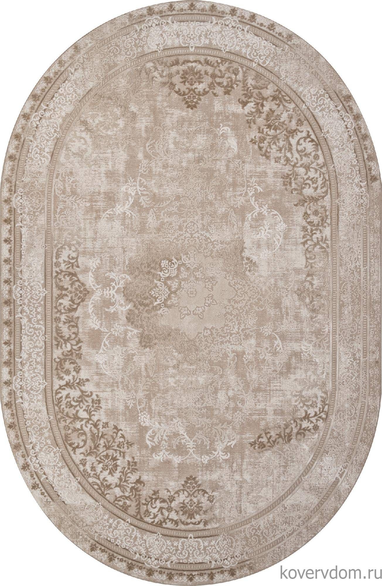Ковер SIESTA M030A LIGHT BEIGE / CREAM Овал Ковер SIESTA M030A LIGHT BEIGE / CREAM Овал