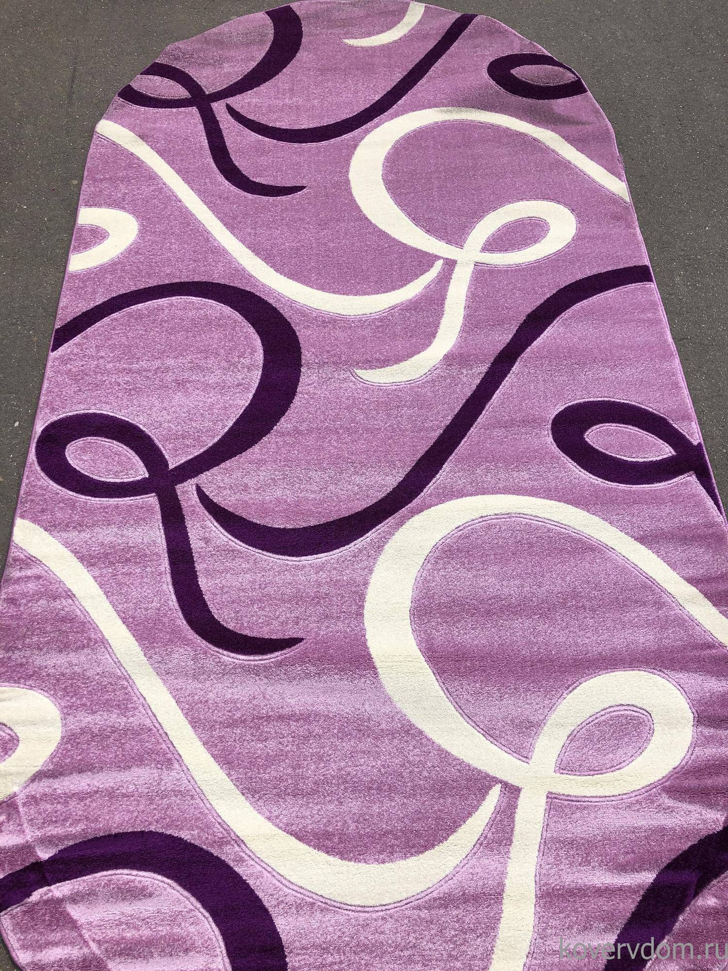 Ковер VISION DELUXE v803 PINK Овал