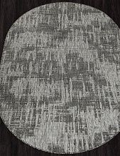 Круглый ковер-циновка KAIR S144 GRAY Овал