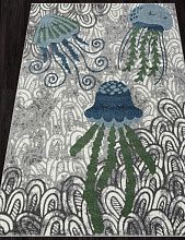 Модный ковер RIO-A C207 BLUE