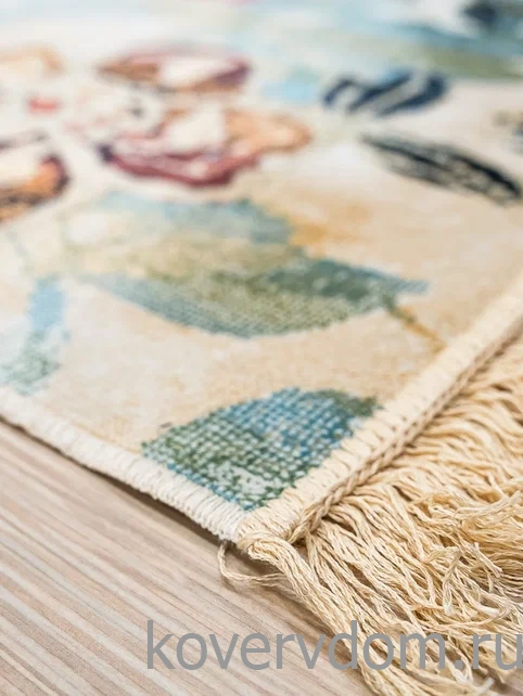 Ковер из вискозы и хлопка с цветами Royal Palace 14006 6121