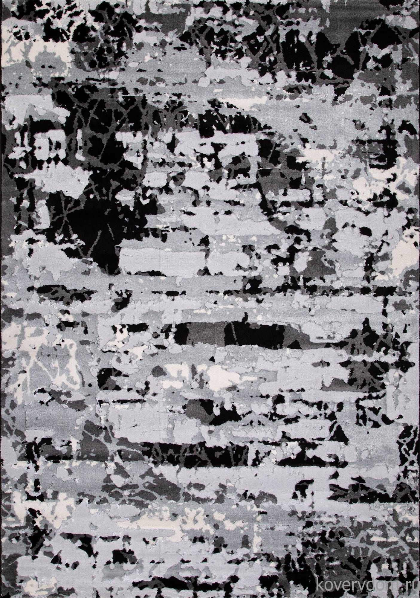 Ковер Valentino Y505A LIGHT GREY SHIRINK / BLACK