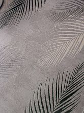 Пушистый ковер LIMAN F167 GRAY-D.GREEN